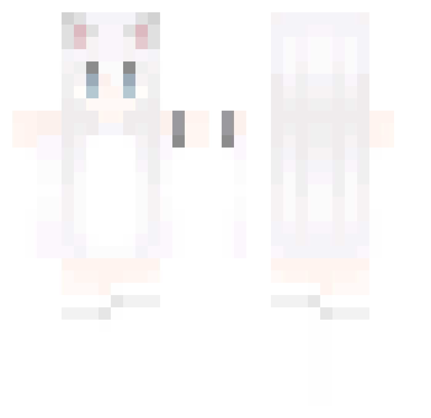 ili_d2 Minecraft skin, front and back view