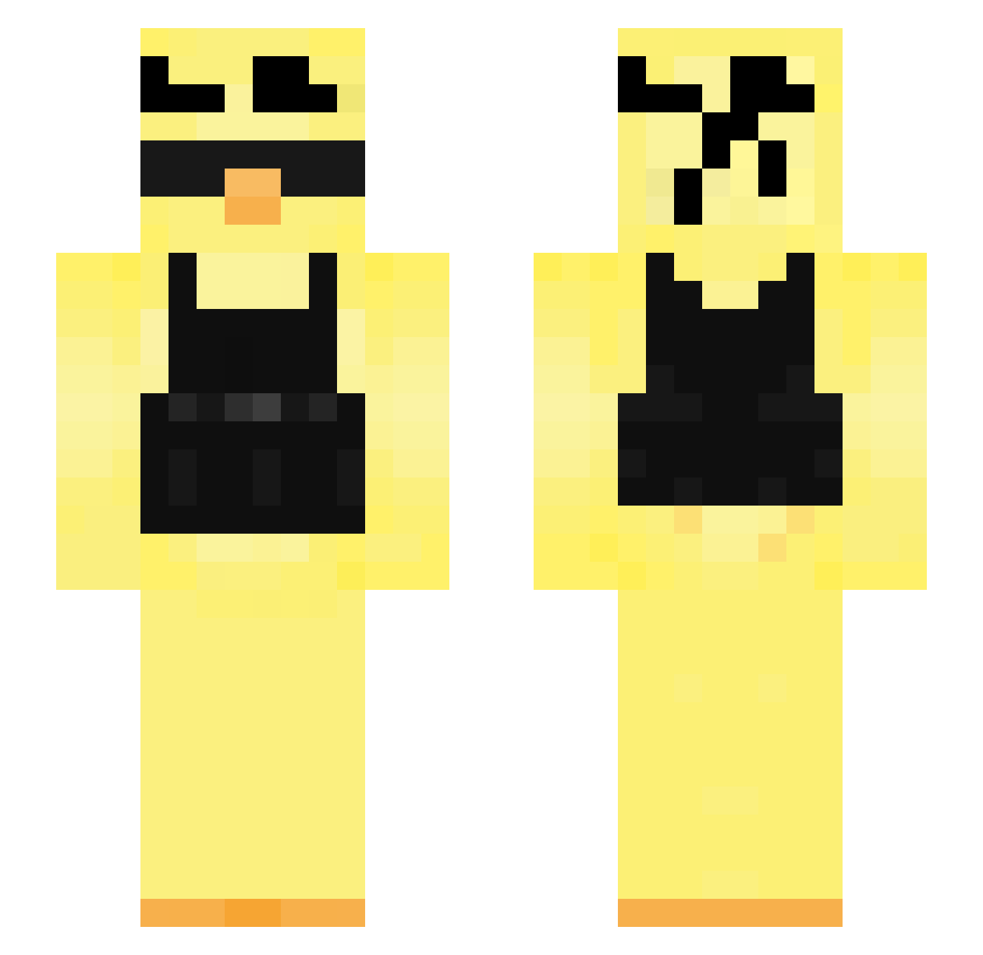 Sicardesto1 Minecraft skin, front and back view