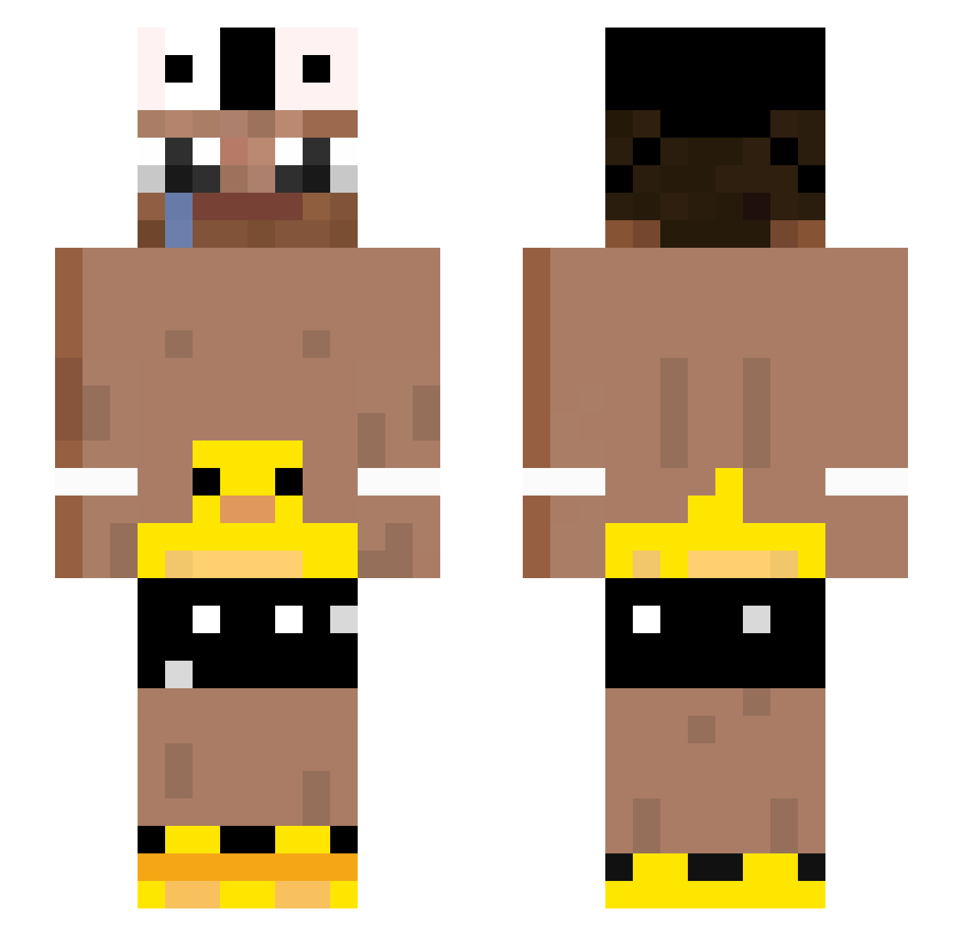 PakistanPilot50 Minecraft skin, front and back view
