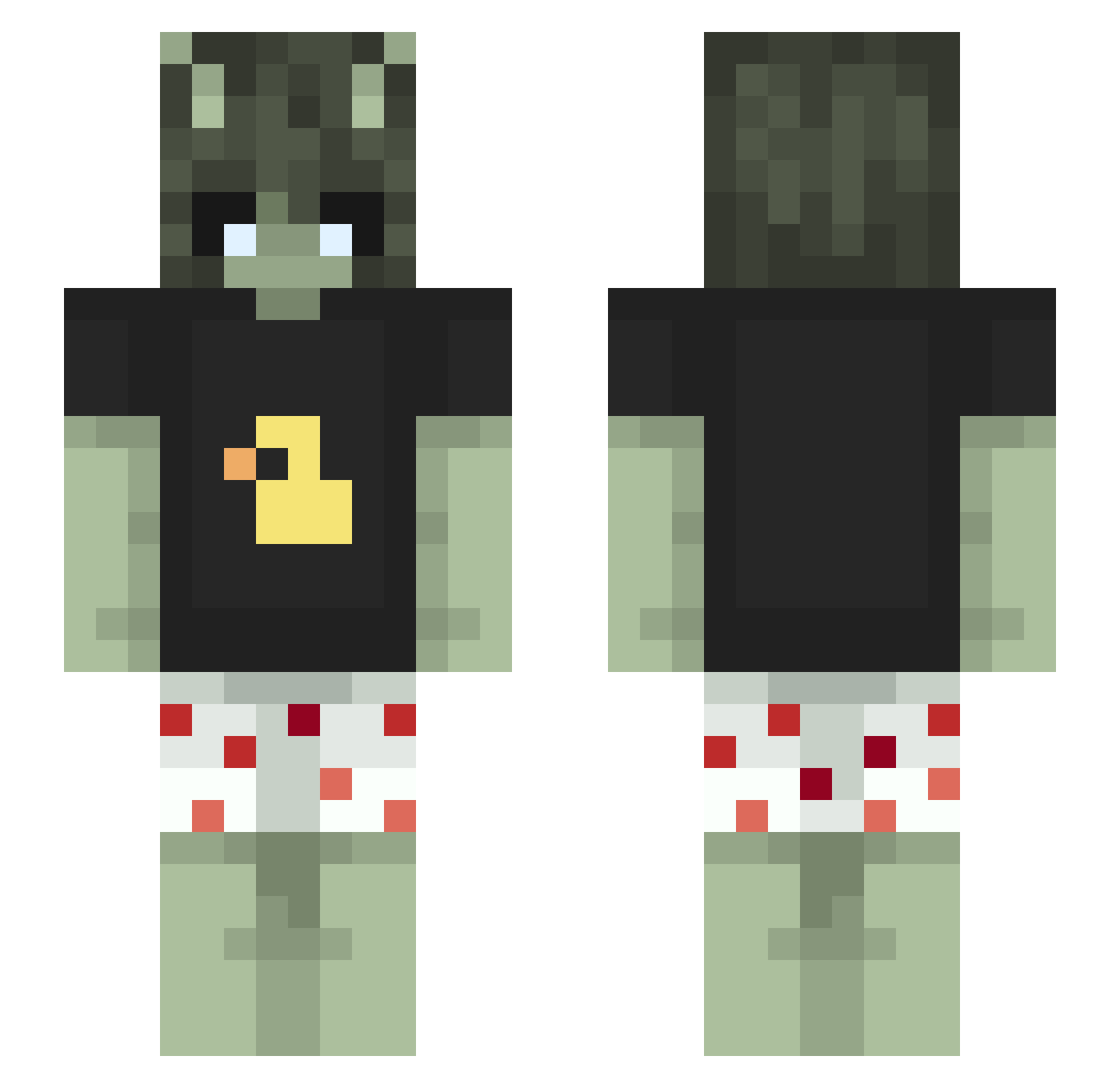 myarin_ Minecraft skin, front and back view