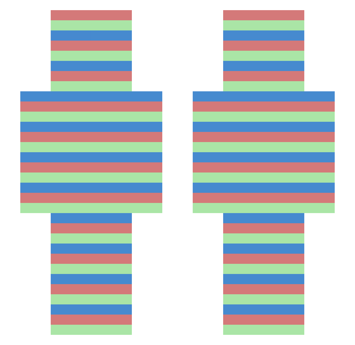Skittles_1 Minecraft skin, front and back view