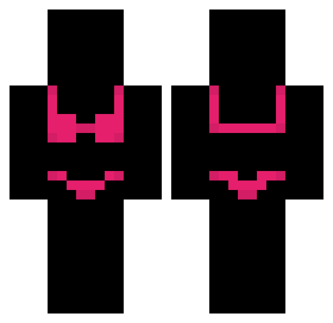 a58_msmc_96t Minecraft skin, front and back view
