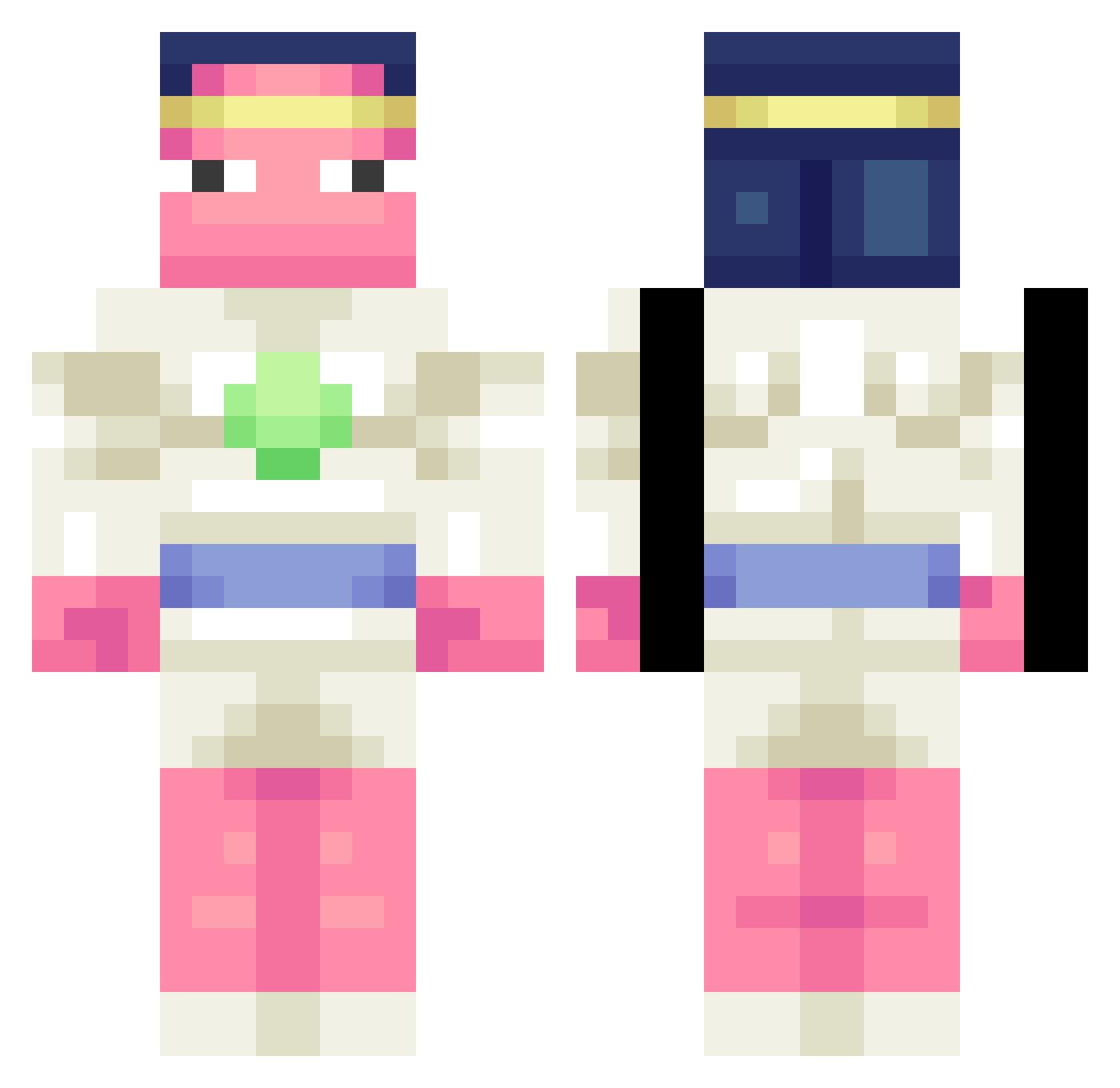 gjbolton73 Minecraft skin, front and back view