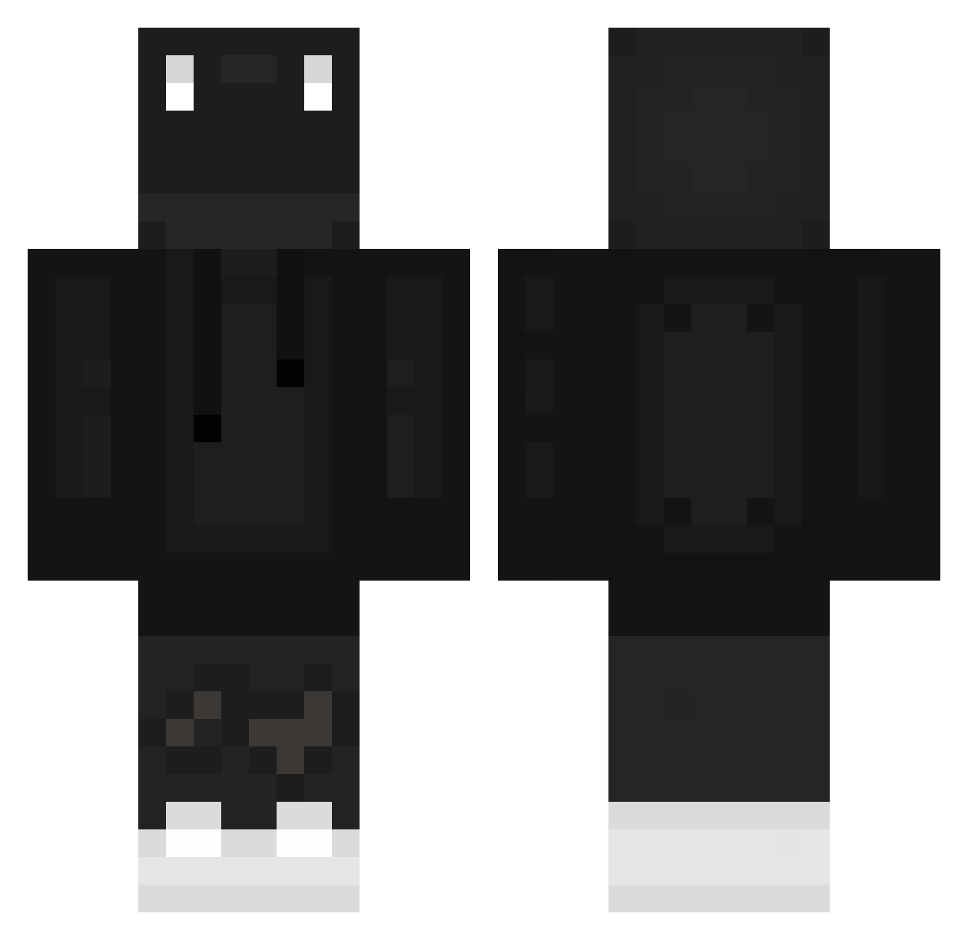 zMagnus Minecraft skin, front and back view