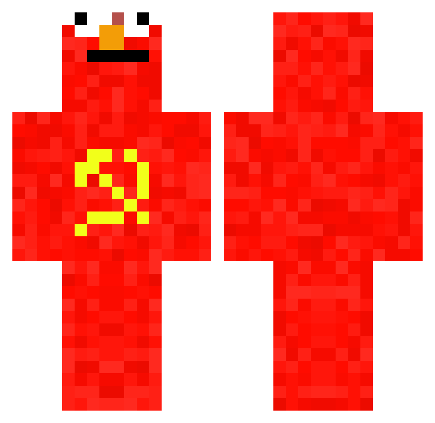 bob_tomatoes Minecraft skin, front and back view