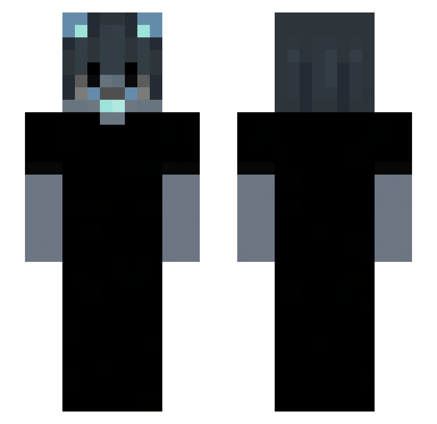 onlymatei Minecraft skin, front and back view
