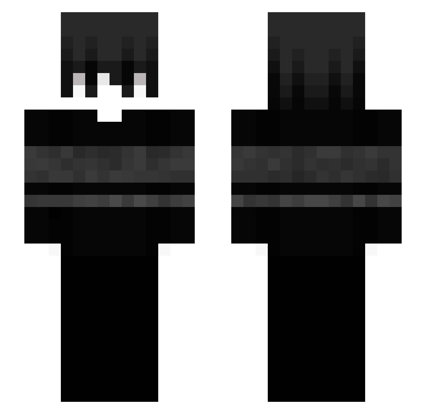Lord_Sh3n1 Minecraft skin, front and back view