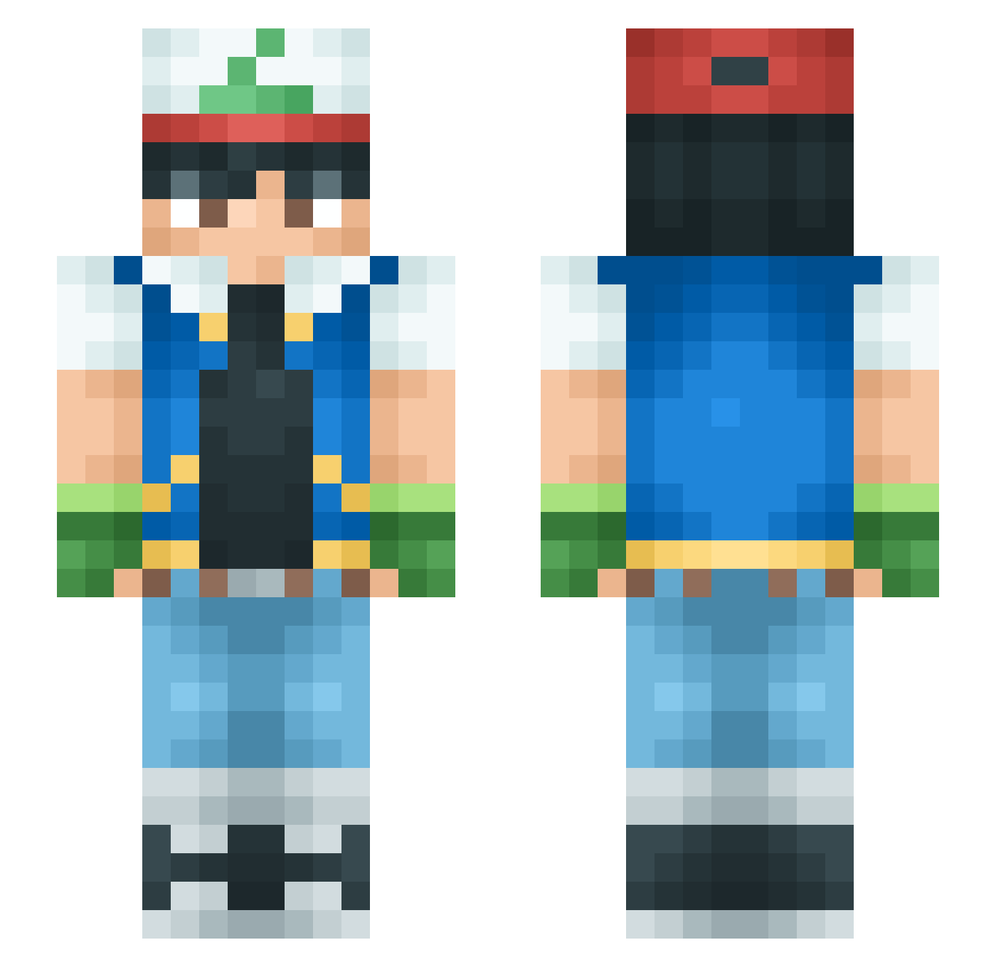 6meterkuk_ Minecraft skin, front and back view