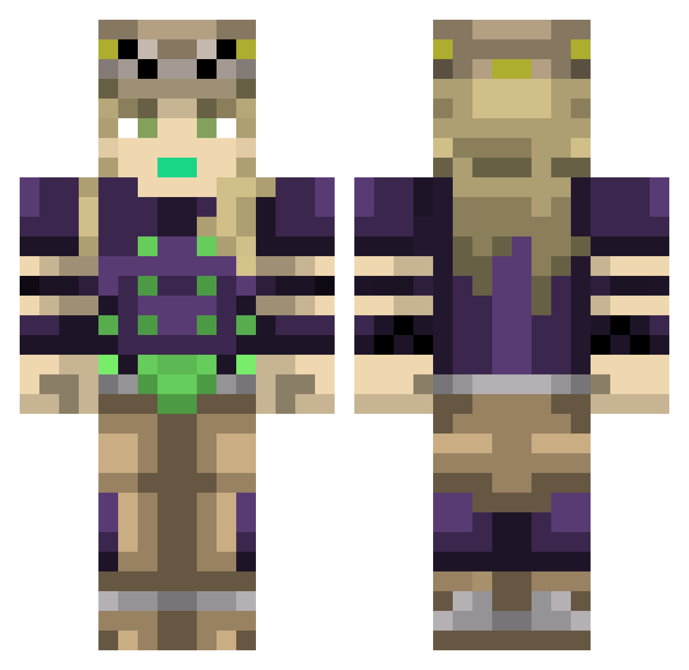 RobertoJobss_ Minecraft skin, front and back view