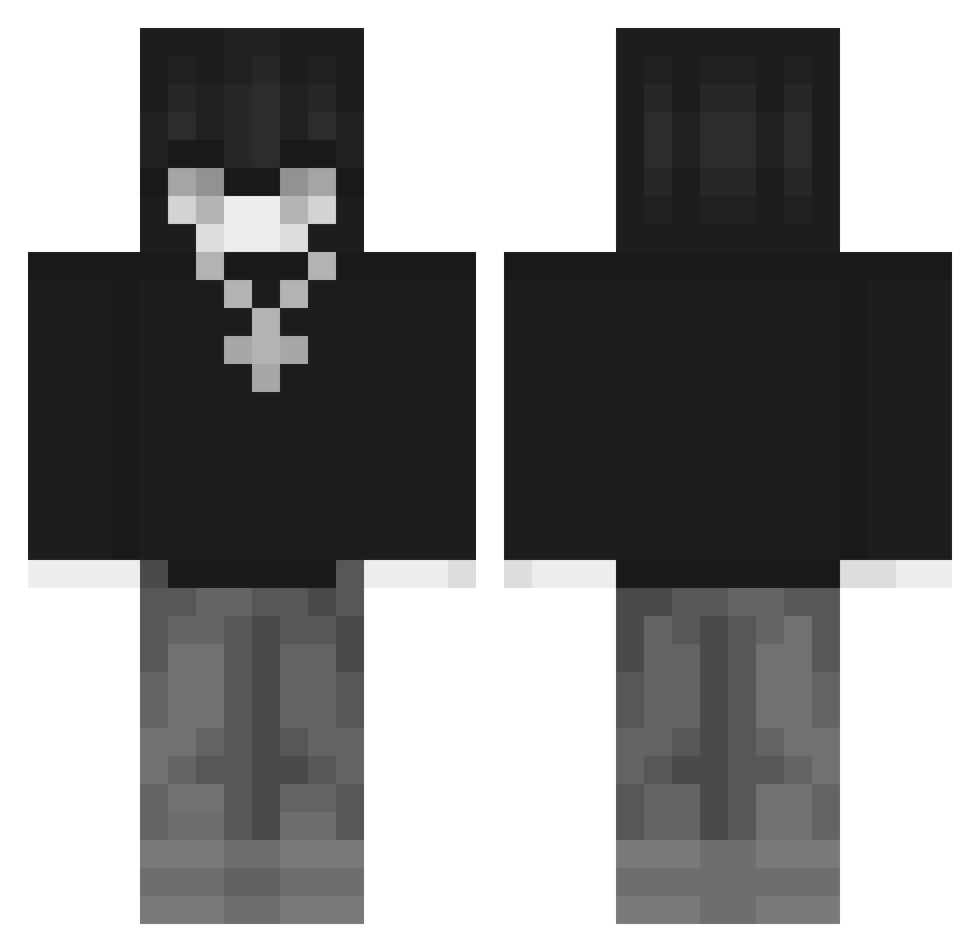 htnmax Minecraft skin, front and back view