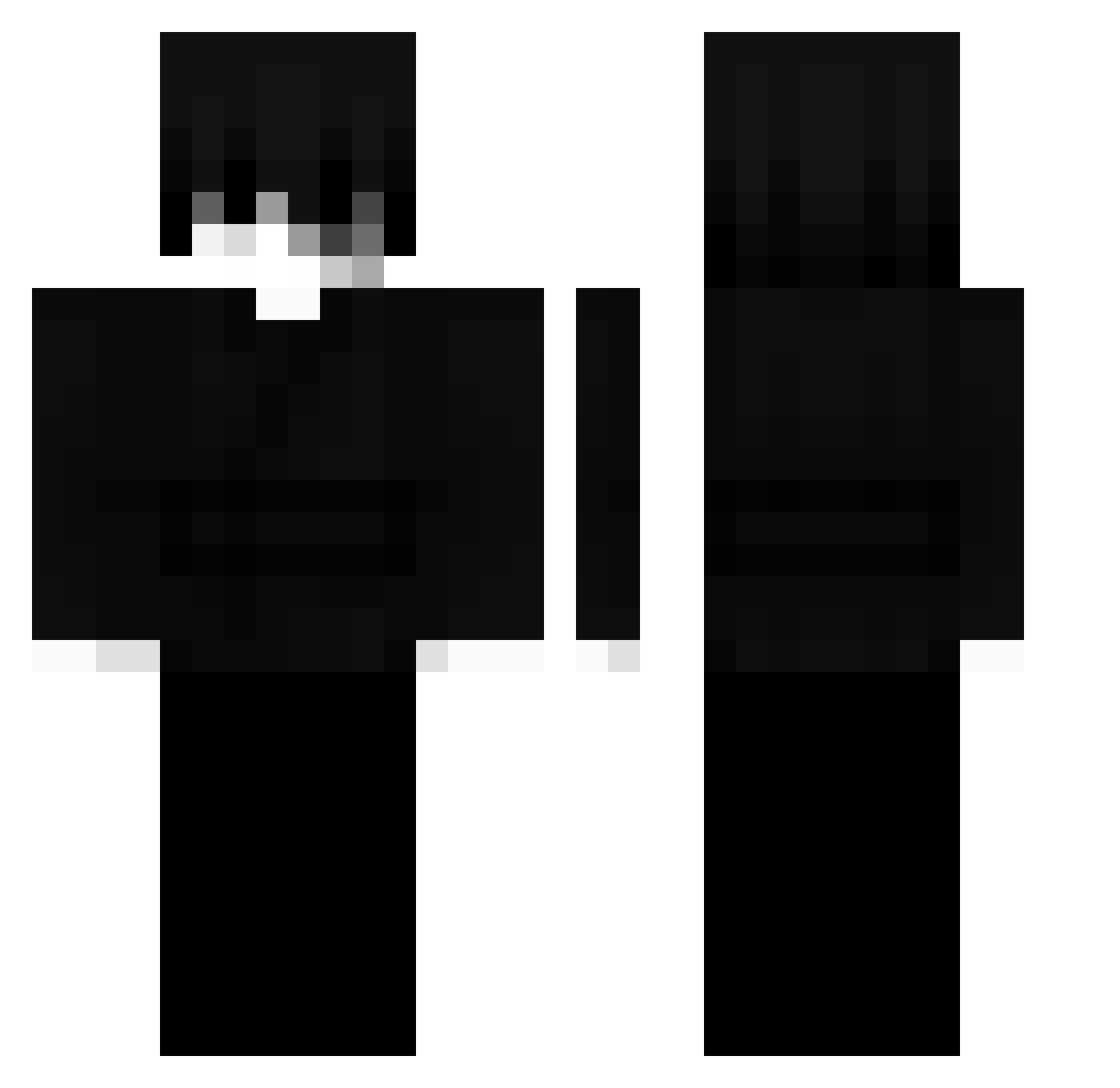 R3KTCrab Minecraft skin, front and back view