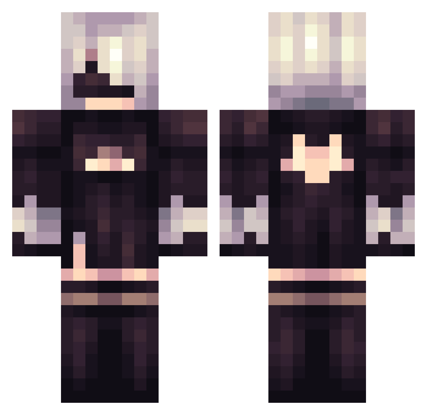 agustin6enero Minecraft skin, front and back view