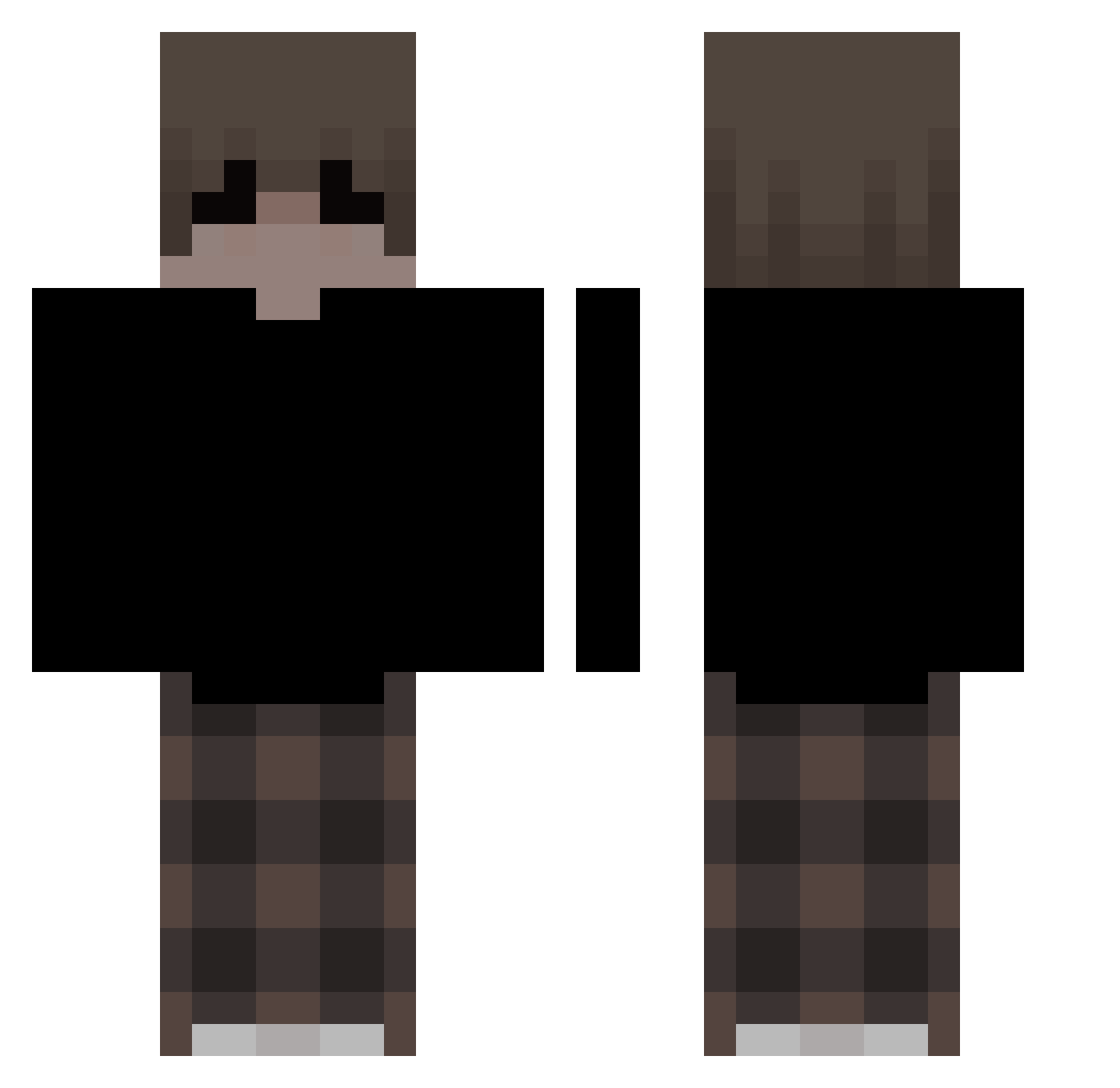 qt_chuck_ Minecraft skin, front and back view