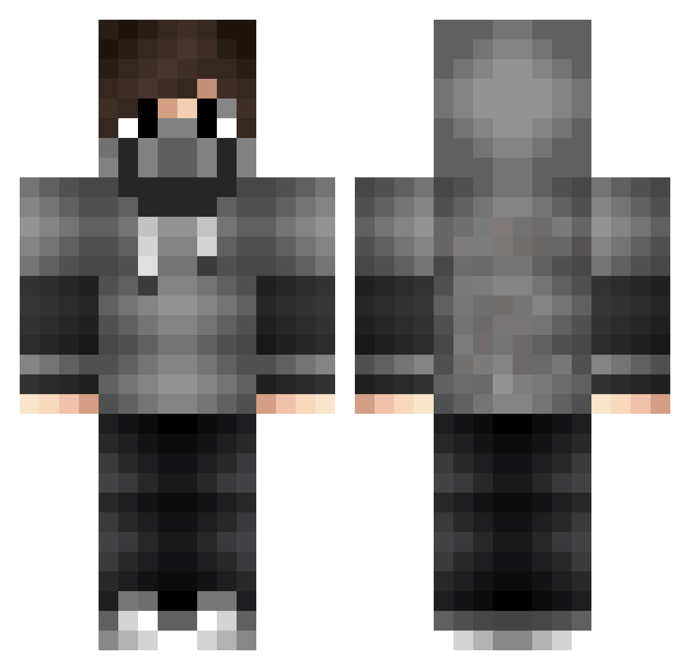 Serigne77ibra Minecraft skin, front and back view
