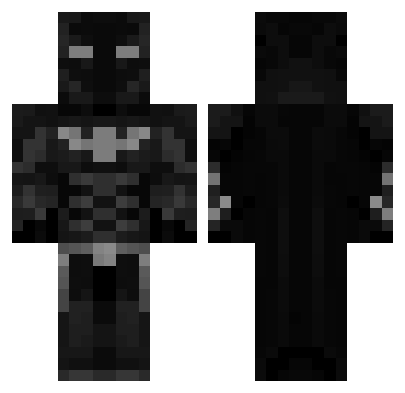 Elpajaro Minecraft skin, front and back view
