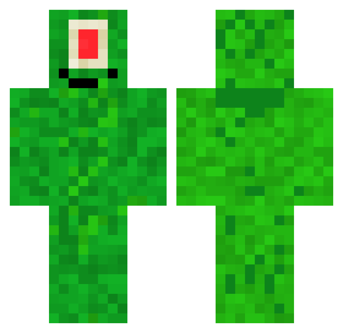 ggnekito_wOZ79 Minecraft skin, front and back view