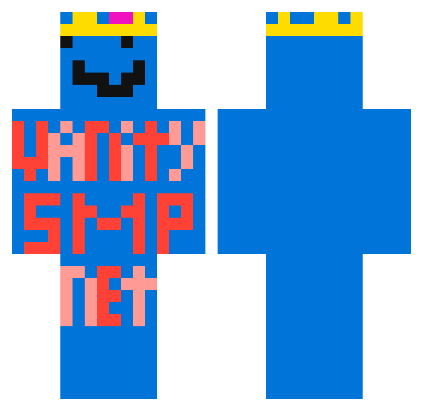 Alihan_champ Minecraft skin, front and back view
