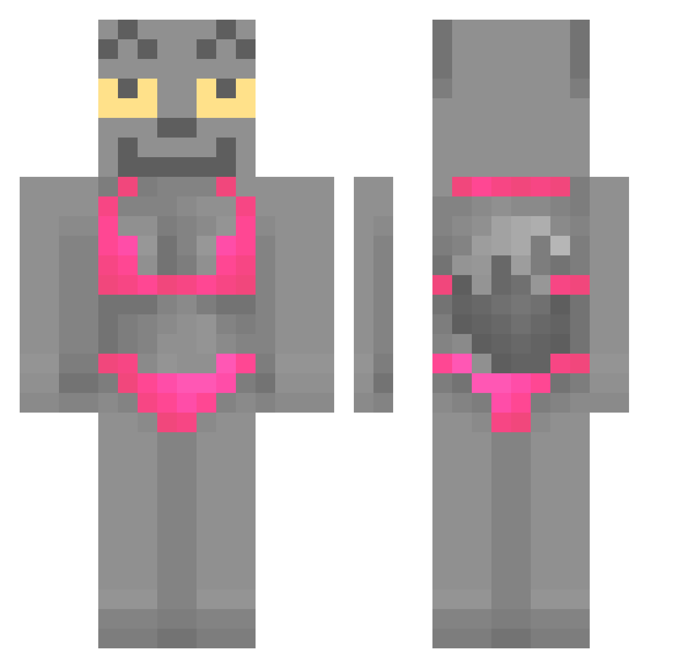 Sergant_Bratwurm Minecraft skin, front and back view