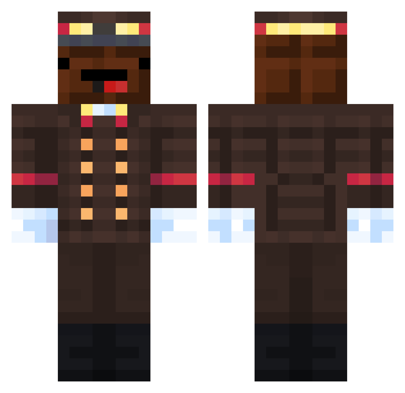 gatinho1204 Minecraft skin, front and back view