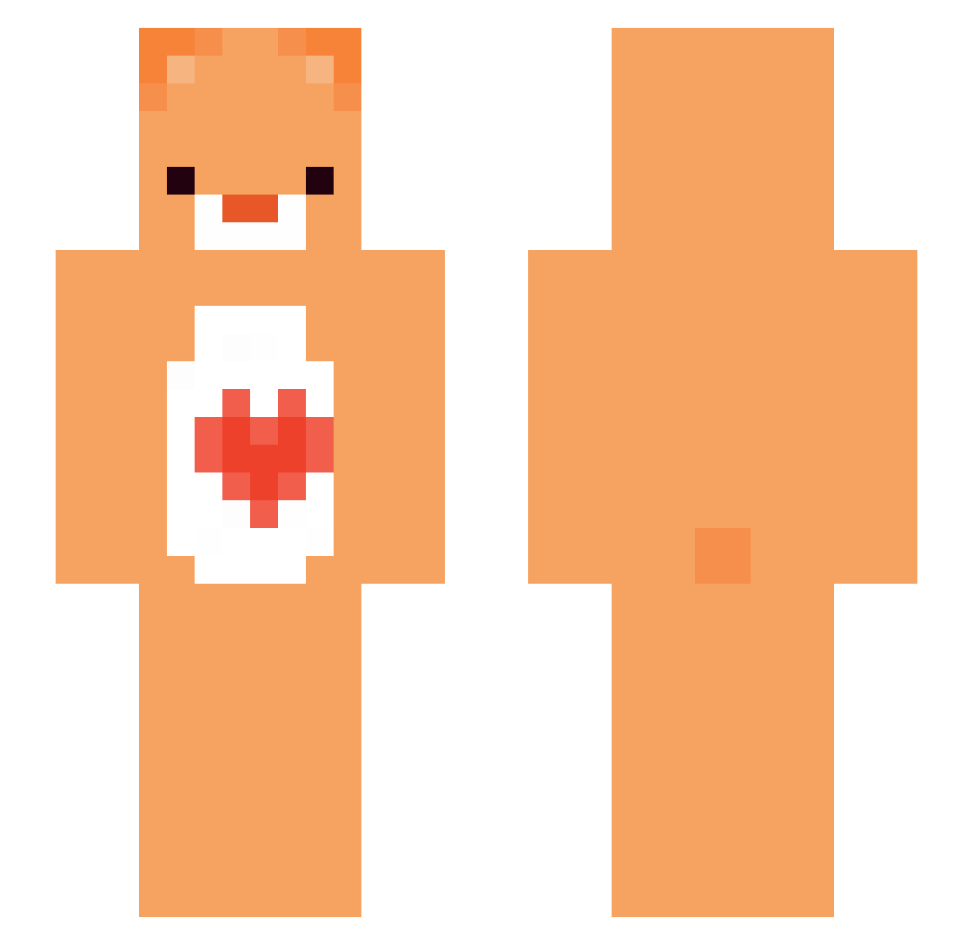 eatshowercurtain Minecraft skin, front and back view