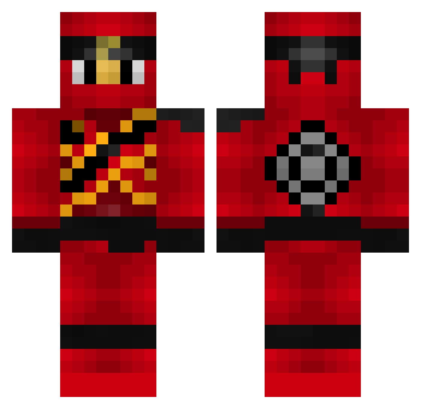 zxr_zx Minecraft skin, front and back view