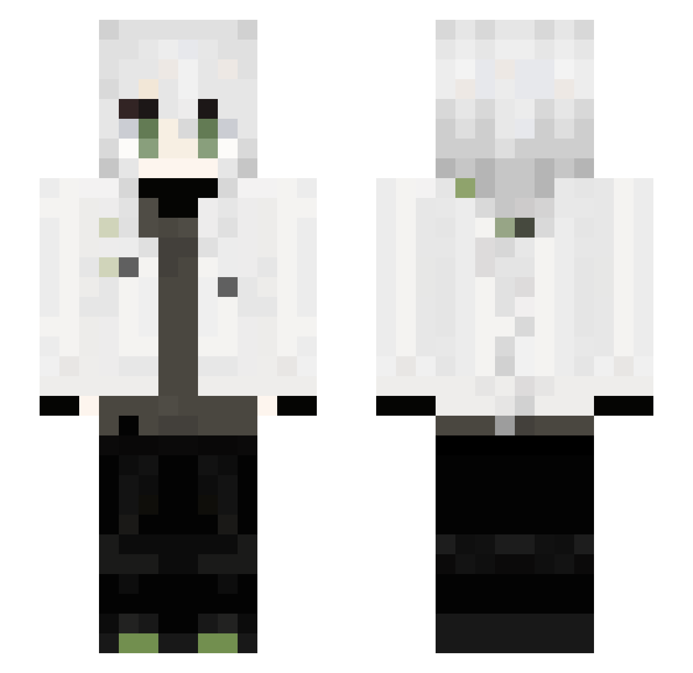 fu_jiu999 Minecraft skin, front and back view