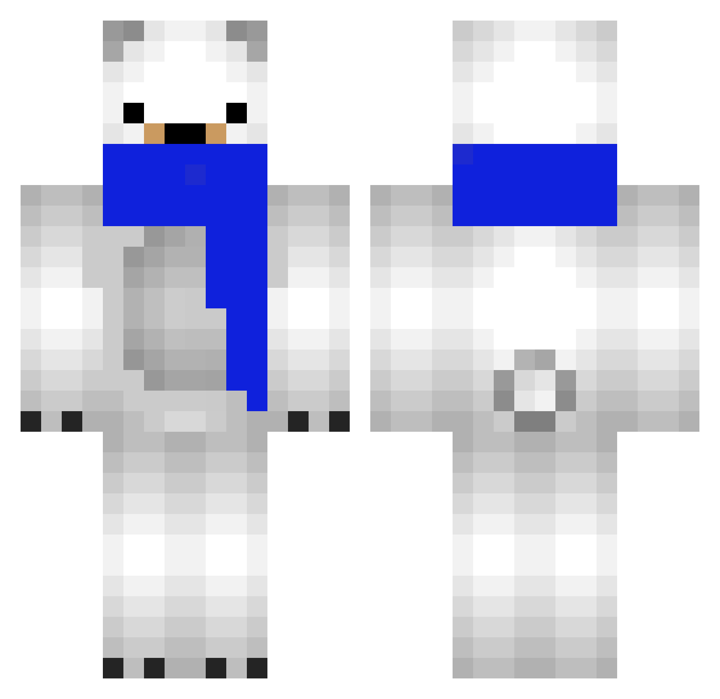 xVenomGod Minecraft skin, front and back view