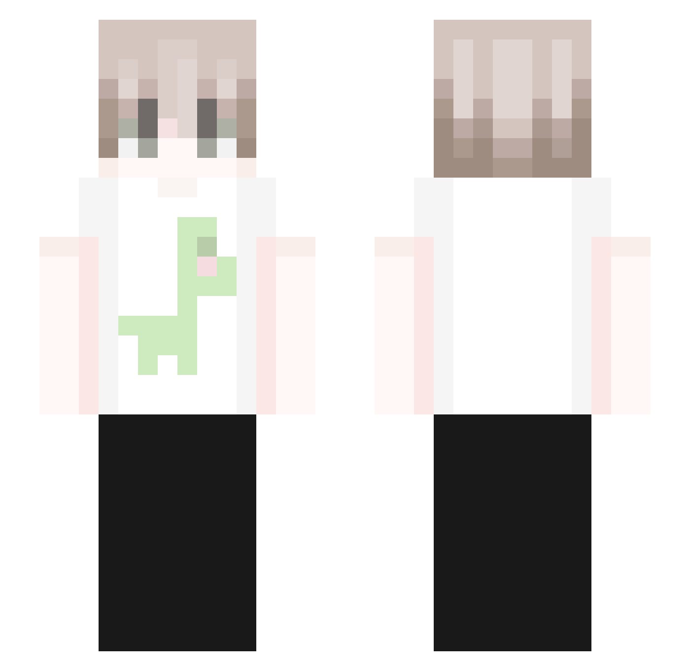_ahiru__ Minecraft skin, front and back view