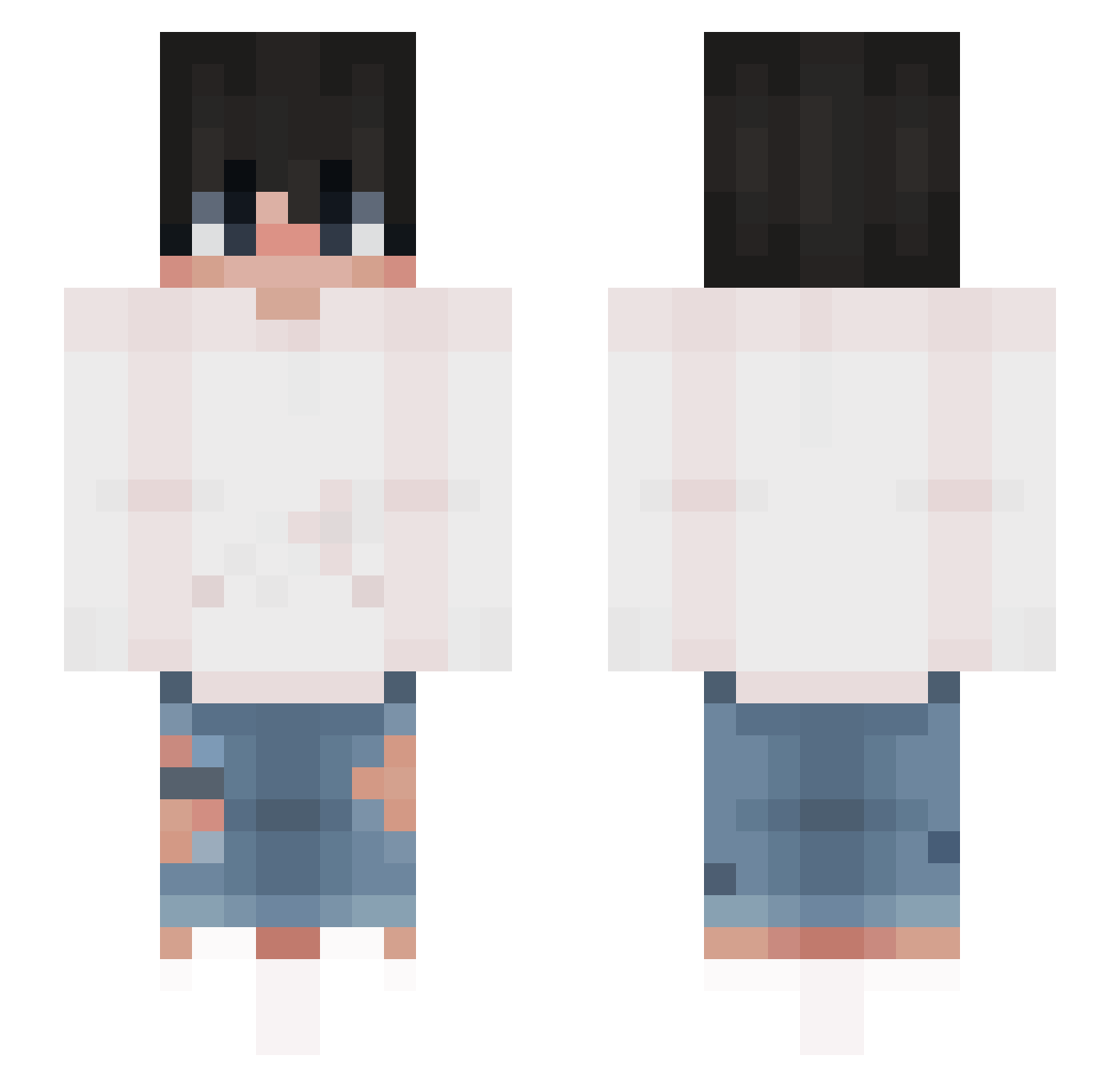 Ray090413 Minecraft skin, front and back view