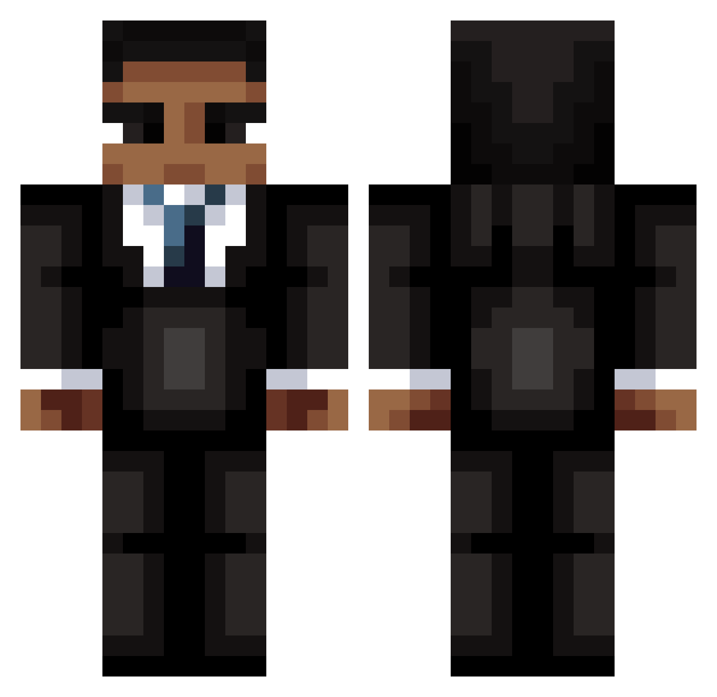 QualityTrash314 Minecraft skin, front and back view