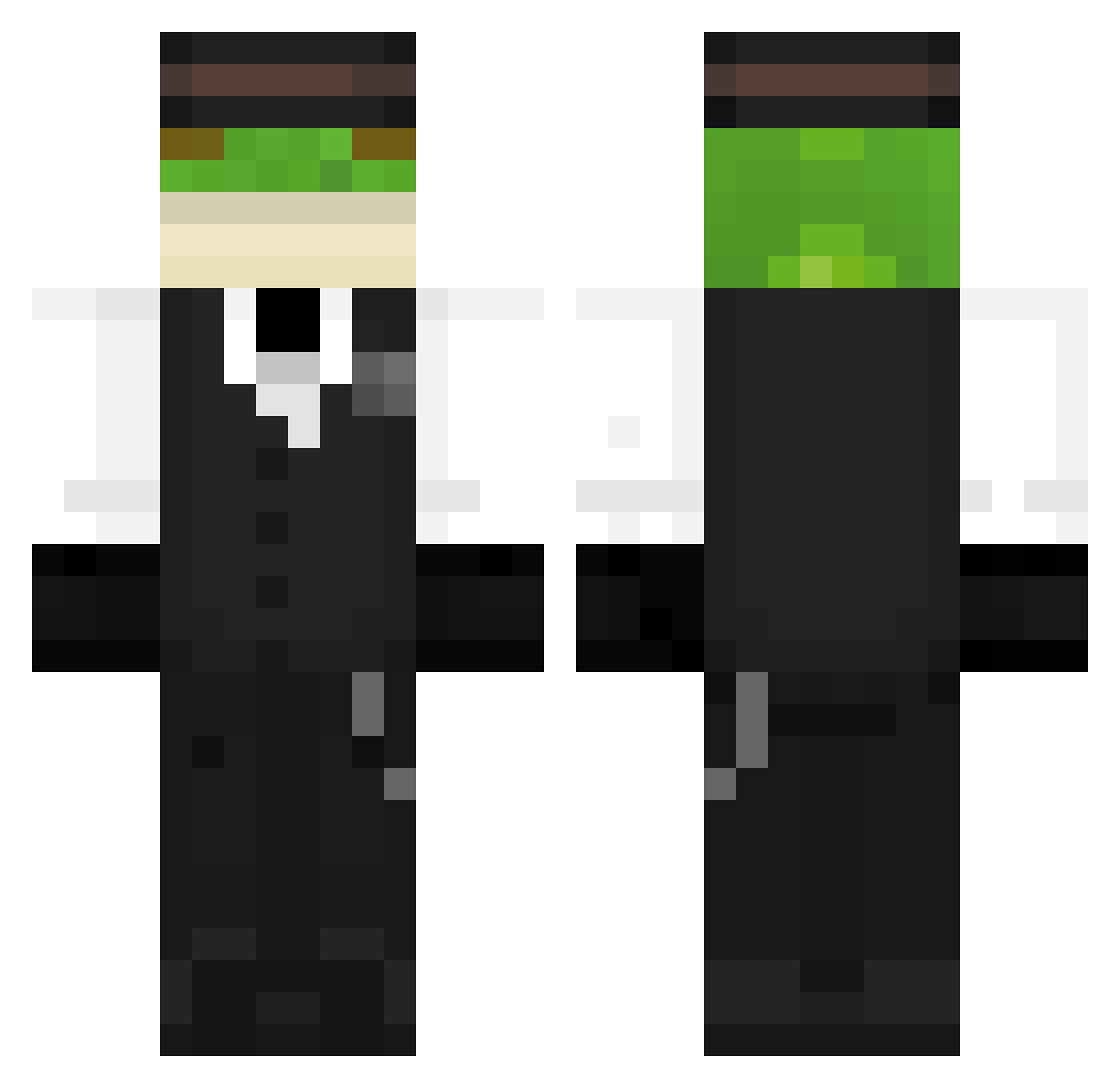 TRG_R4D Minecraft skin, front and back view