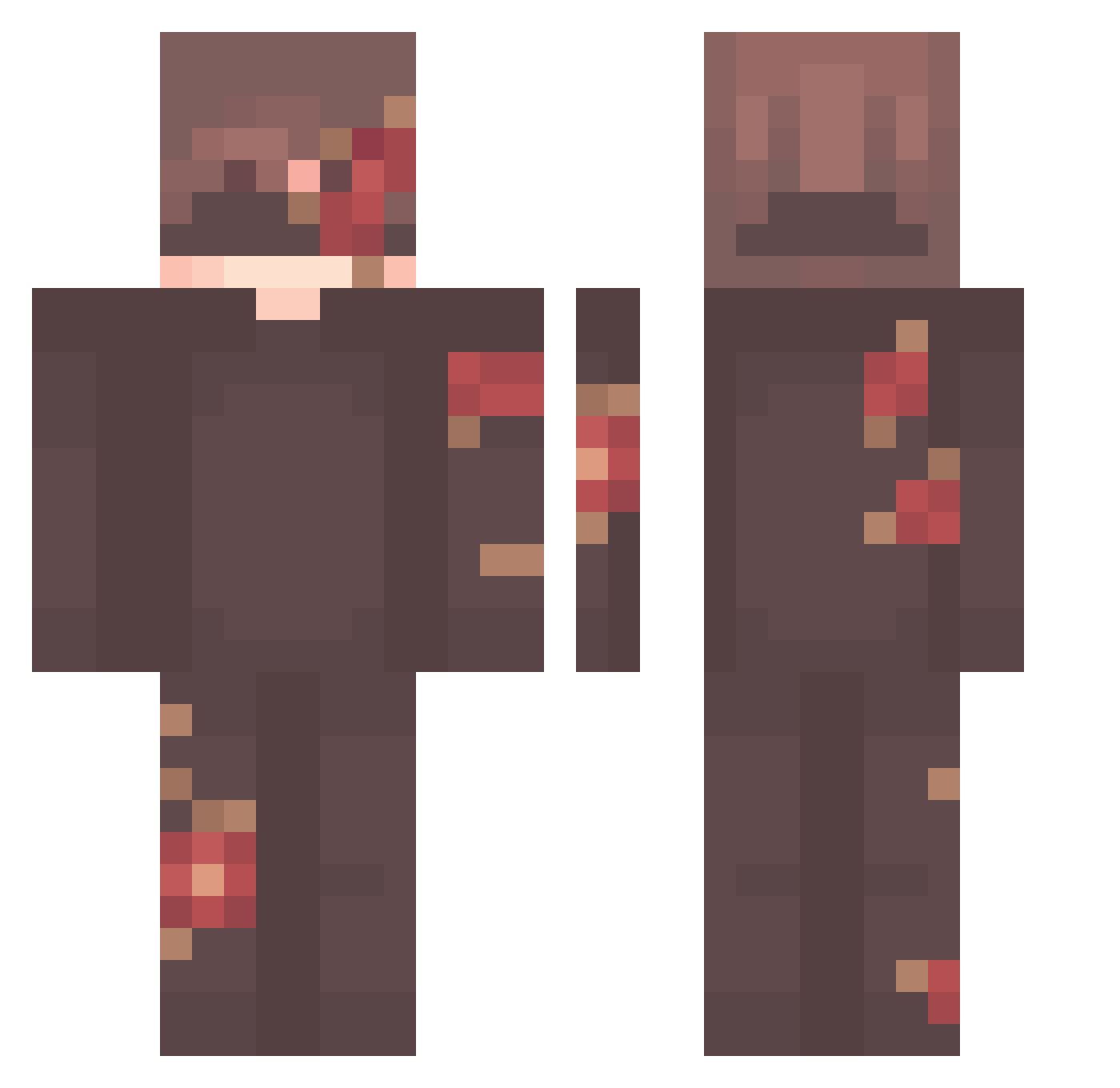 TheEnnardPlushie - infected Minecraft skin