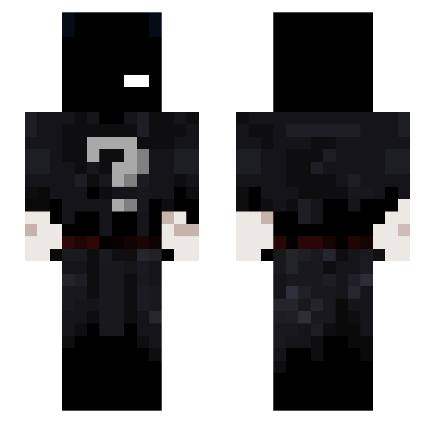 NOX_VOID3 Minecraft skin, front and back view