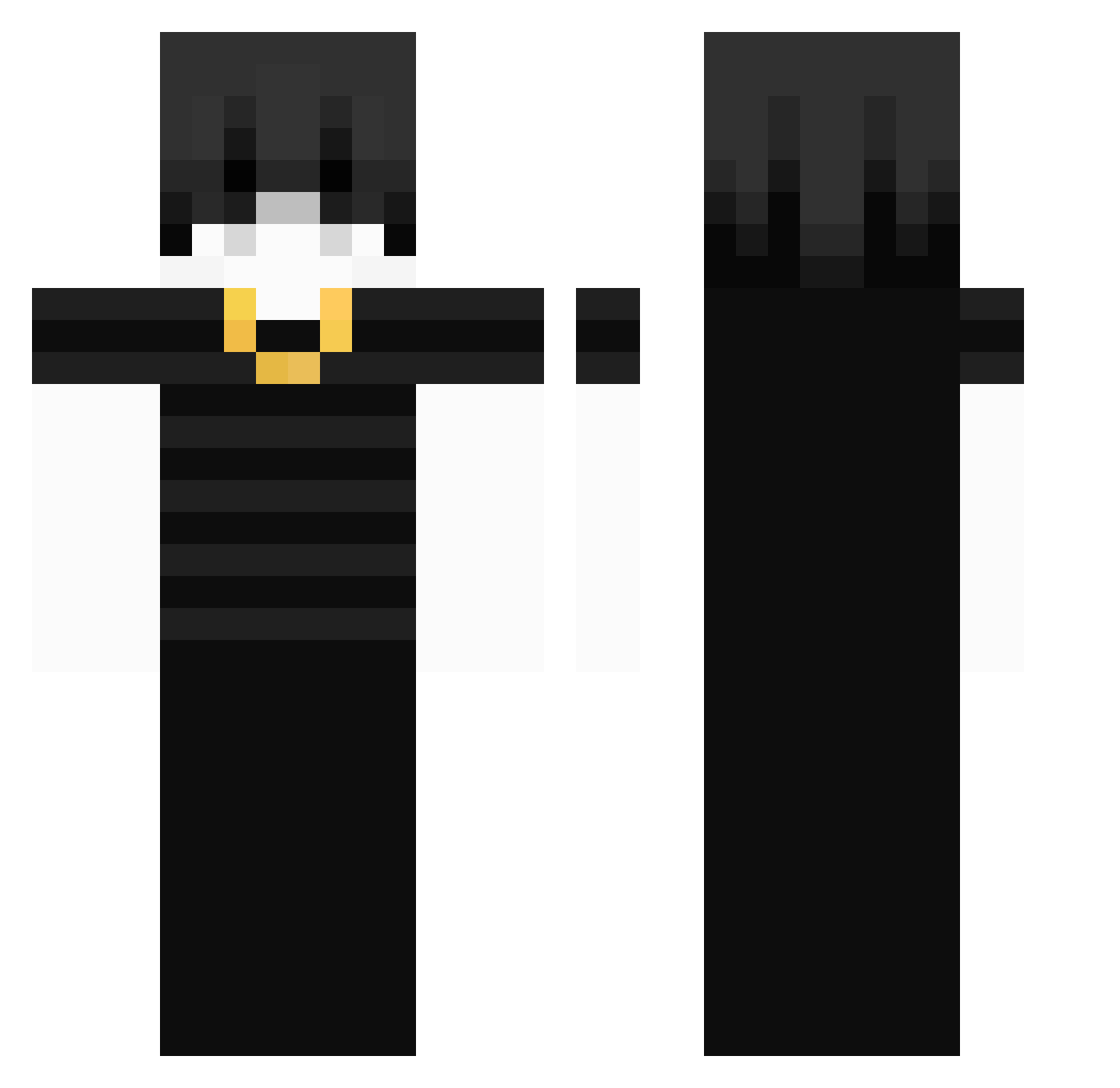 spidermonkey1212 Minecraft skin, front and back view