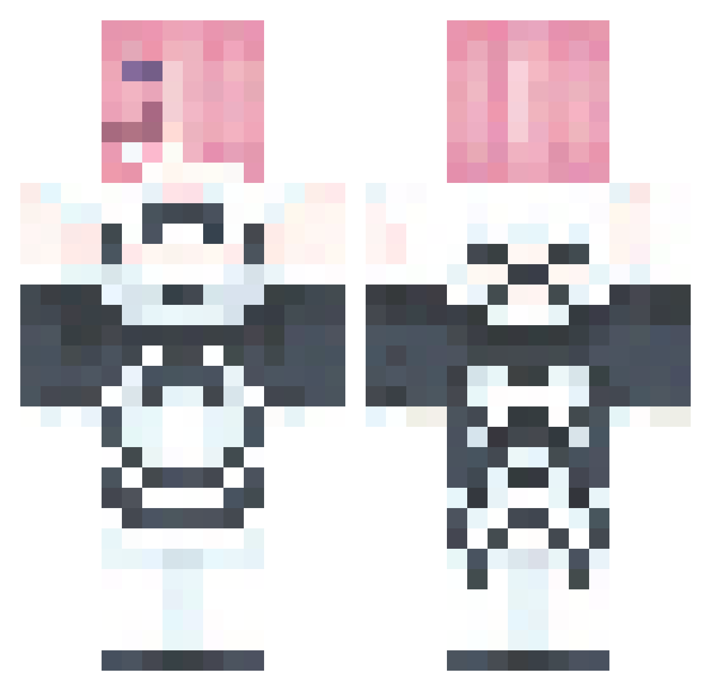 piotrek525 Minecraft skin, front and back view
