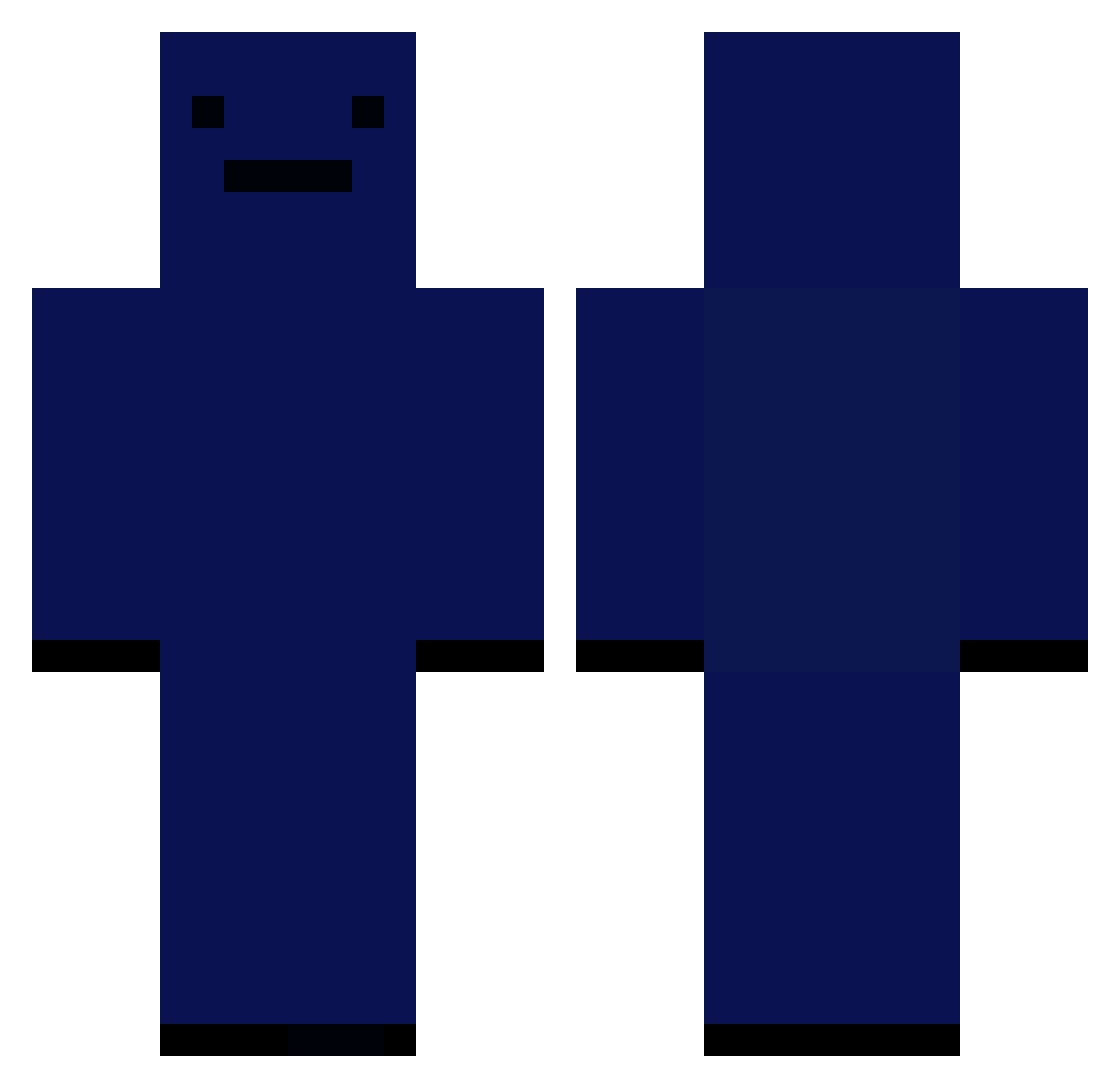 Tdsx_ Minecraft skin, front and back view