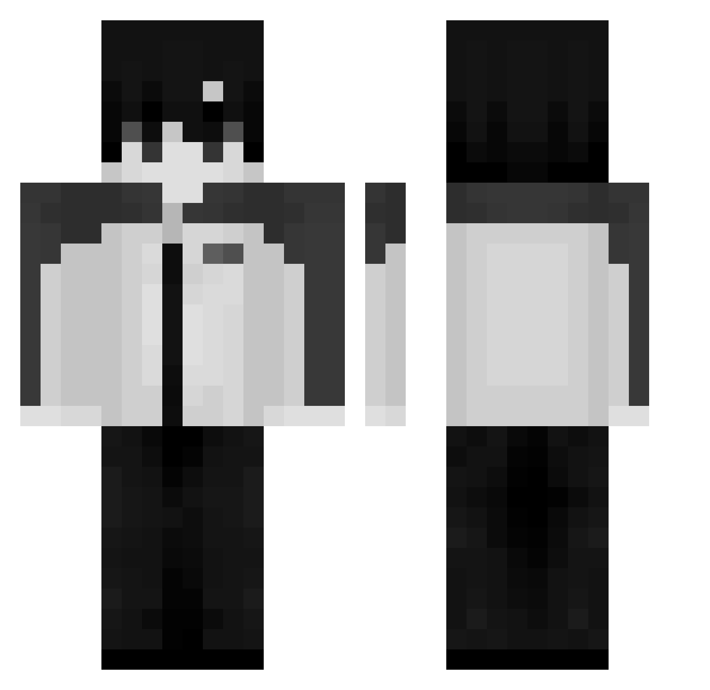 sunny0112 Minecraft skin, front and back view