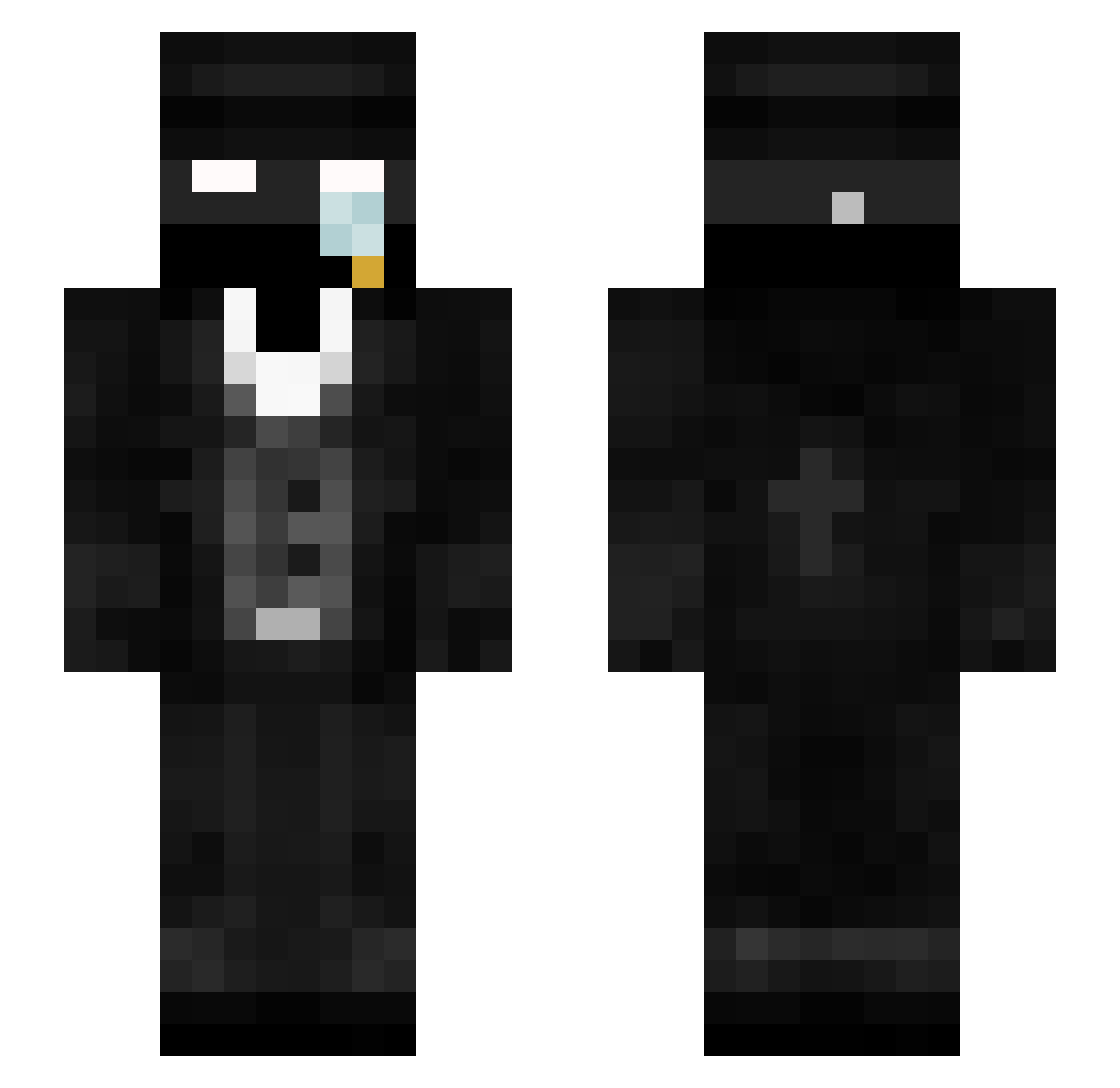 Demo147689 Minecraft skin, front and back view