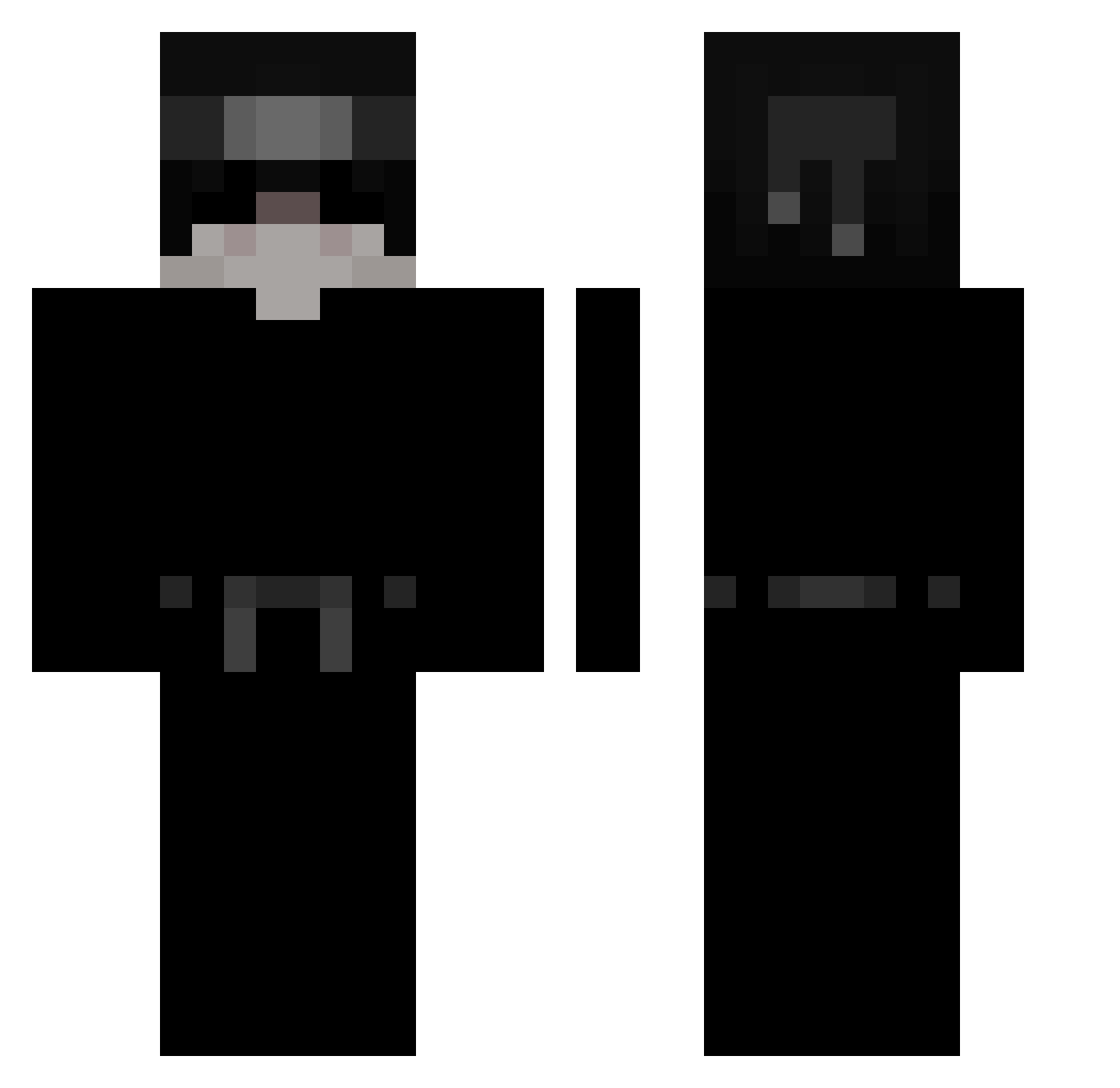 reallybadbro Minecraft skin, front and back view
