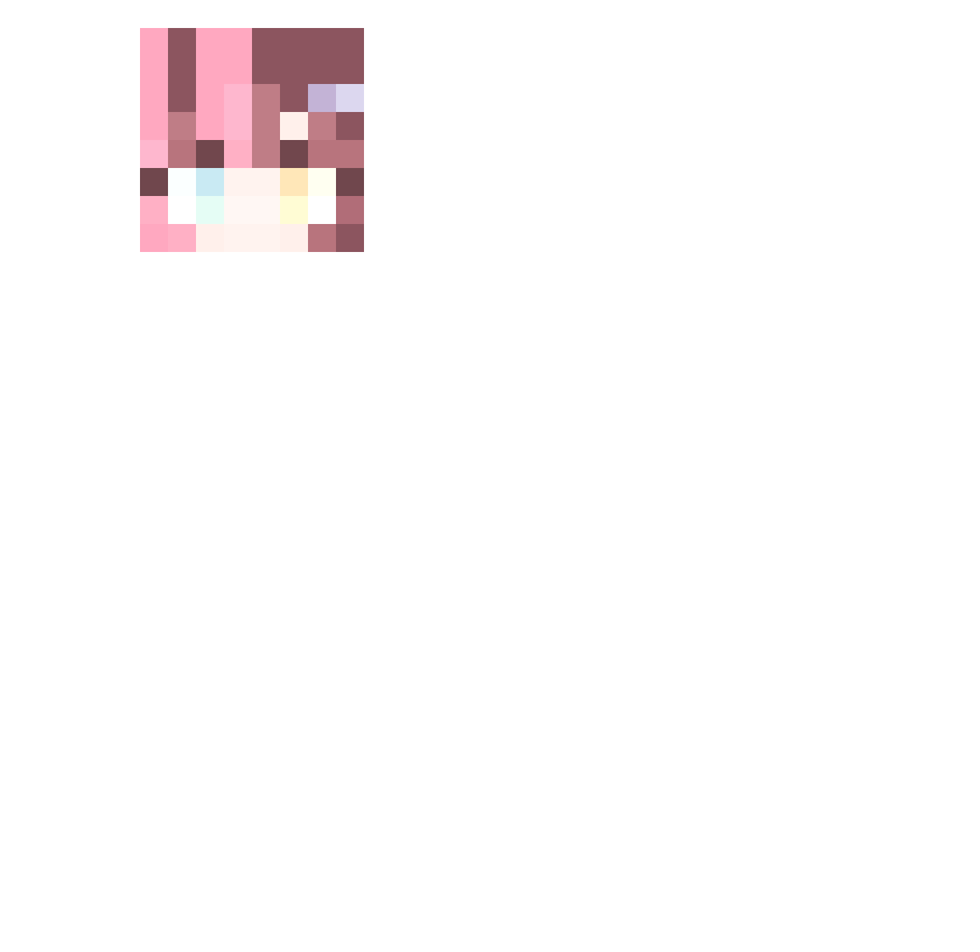 pawsical Minecraft skin, front and back view