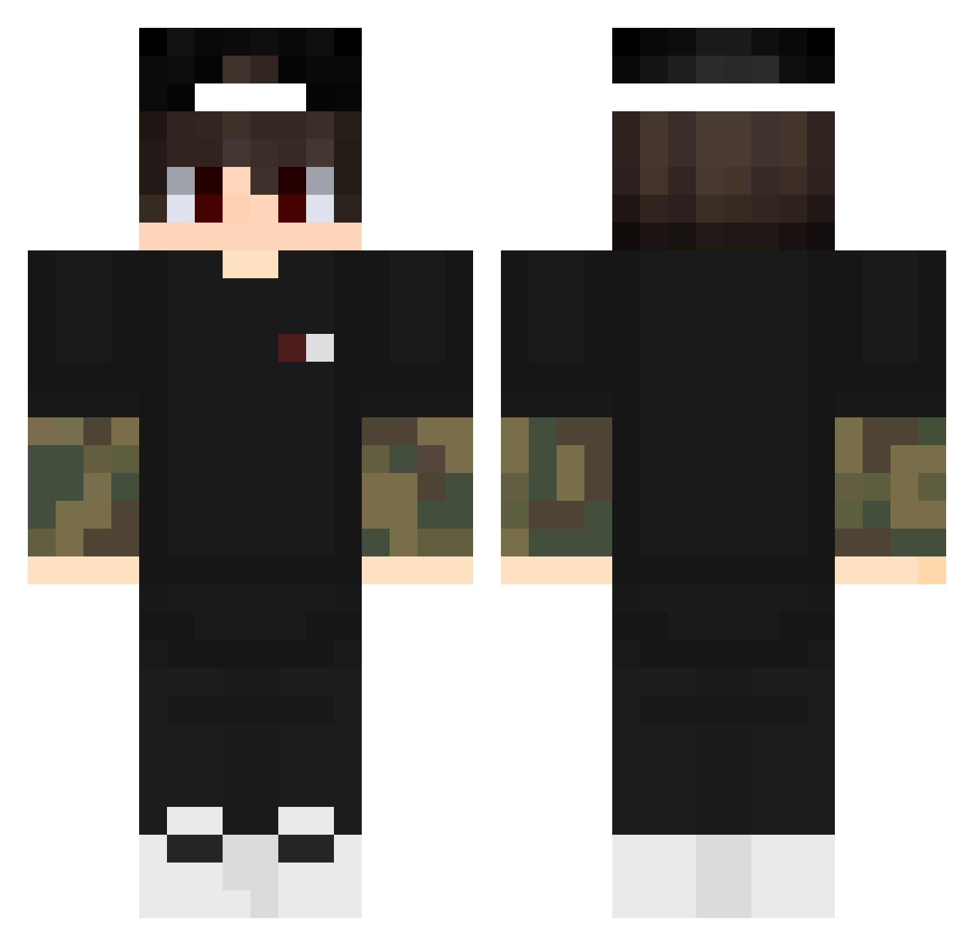BayEkvator_V2 Minecraft skin, front and back view