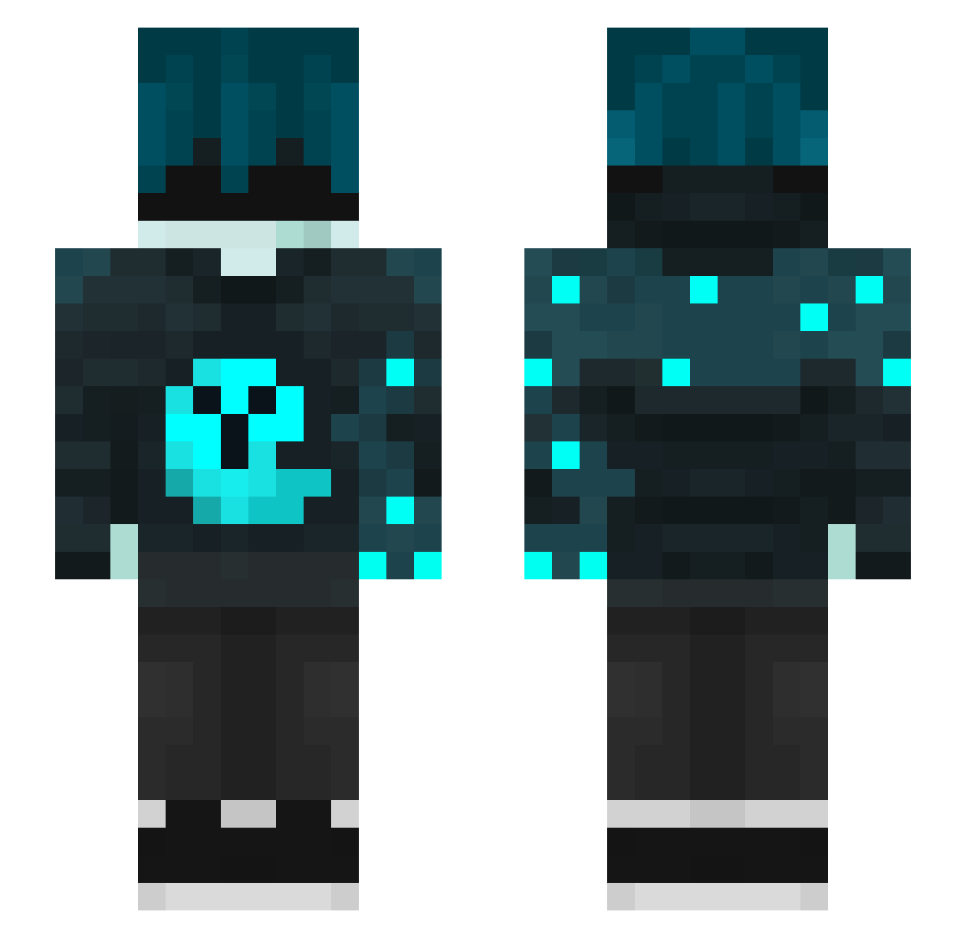 Brotato_29 Minecraft skin, front and back view