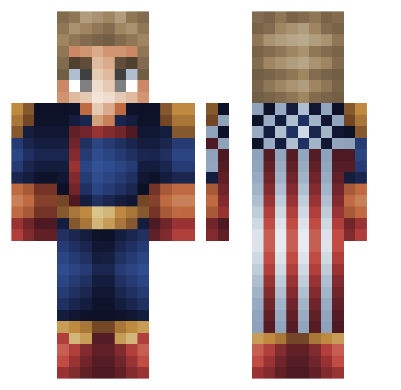 lilandrew1121 Minecraft skin, front and back view