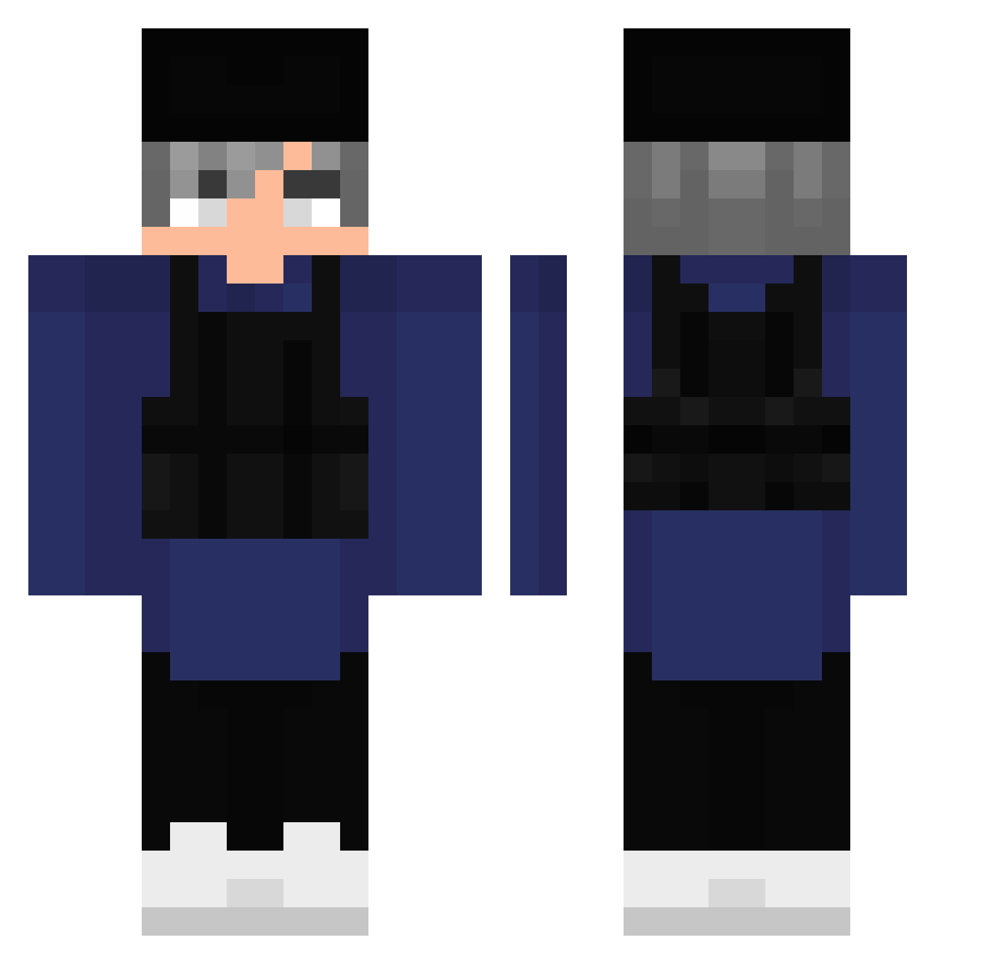 StinoDeBelg Minecraft skin, front and back view