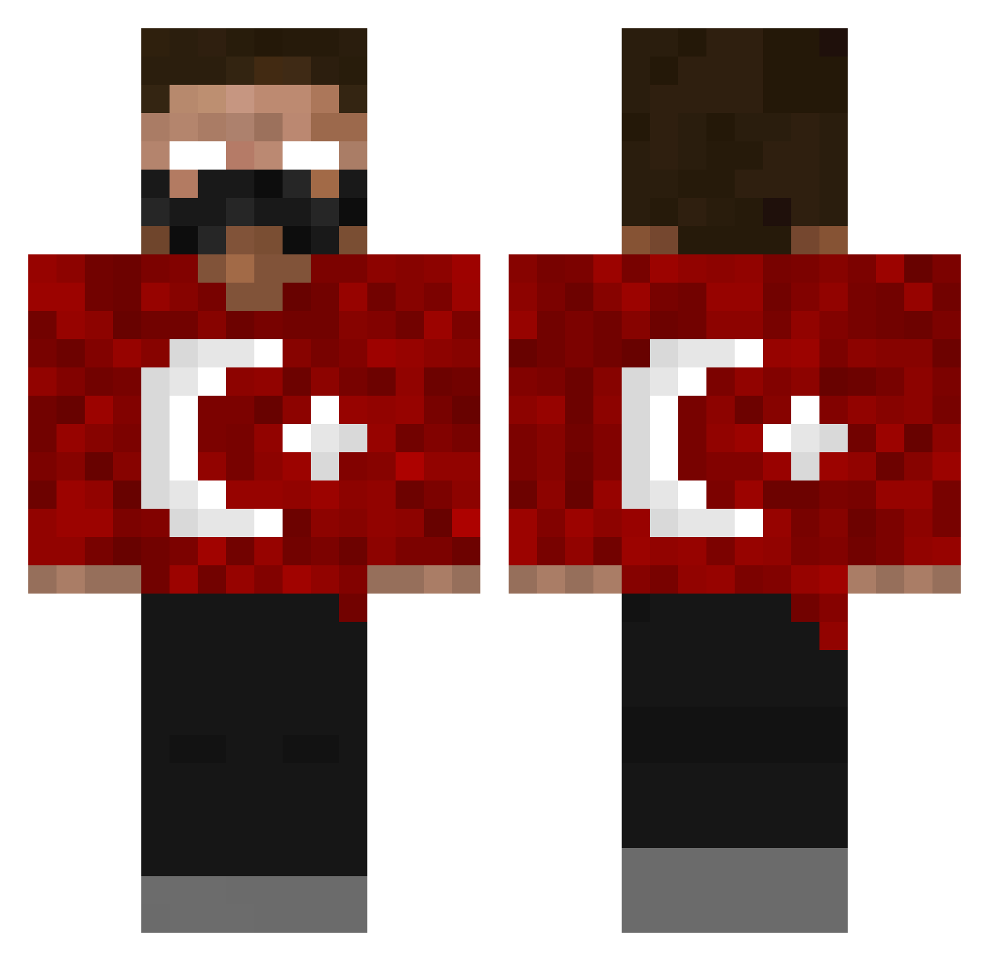 grotibus_le_rat Minecraft skin, front and back view