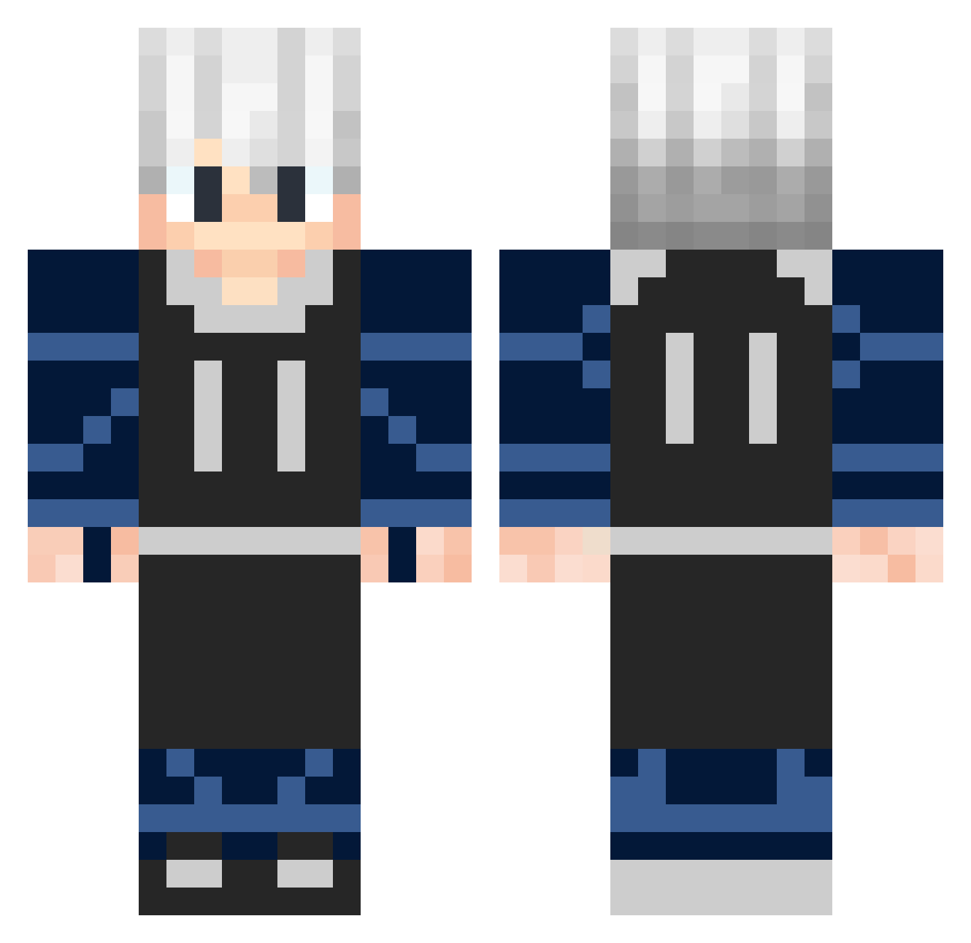 _EF0X_ Minecraft skin, front and back view