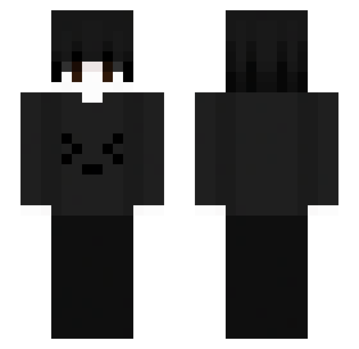 SkinForg Minecraft skin, front and back view