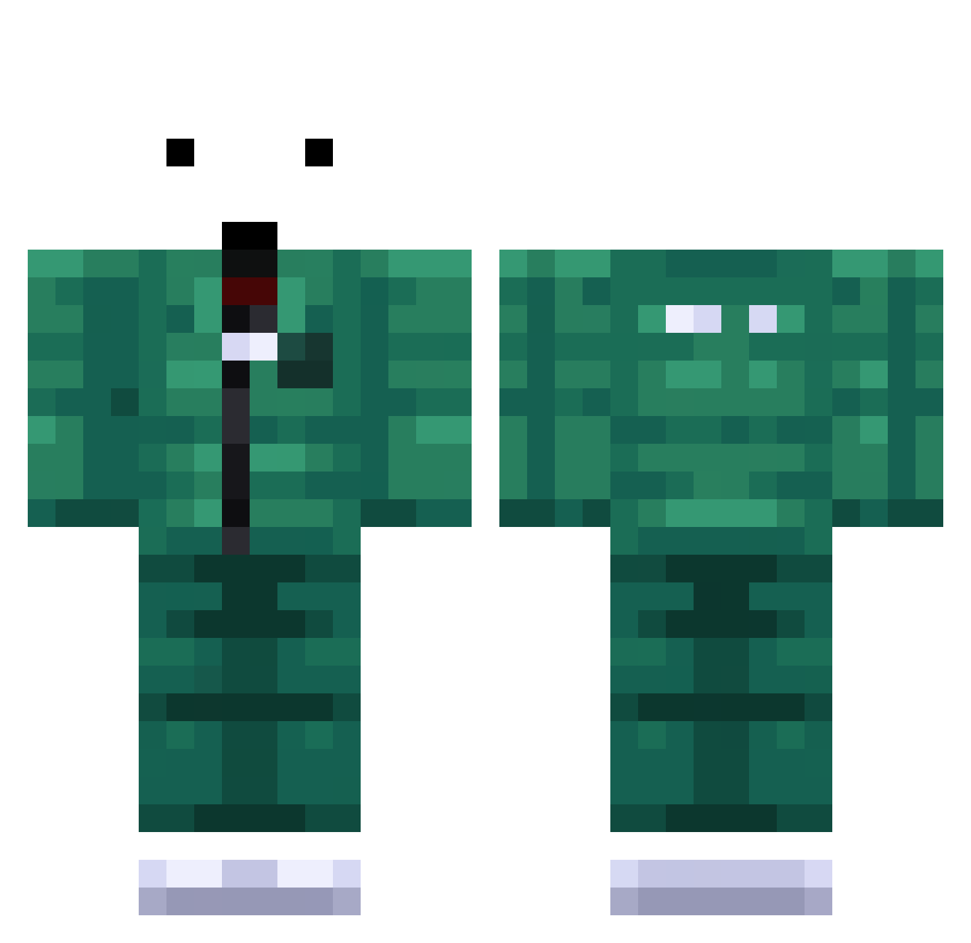 G7_gabixx Minecraft skin, front and back view
