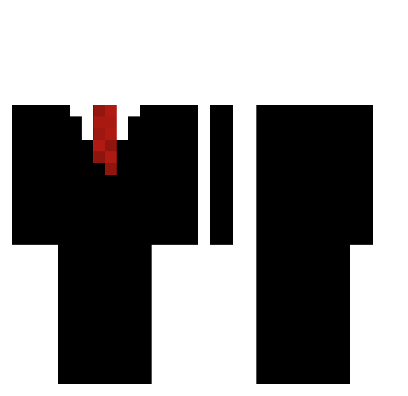 yayob Minecraft skin, front and back view