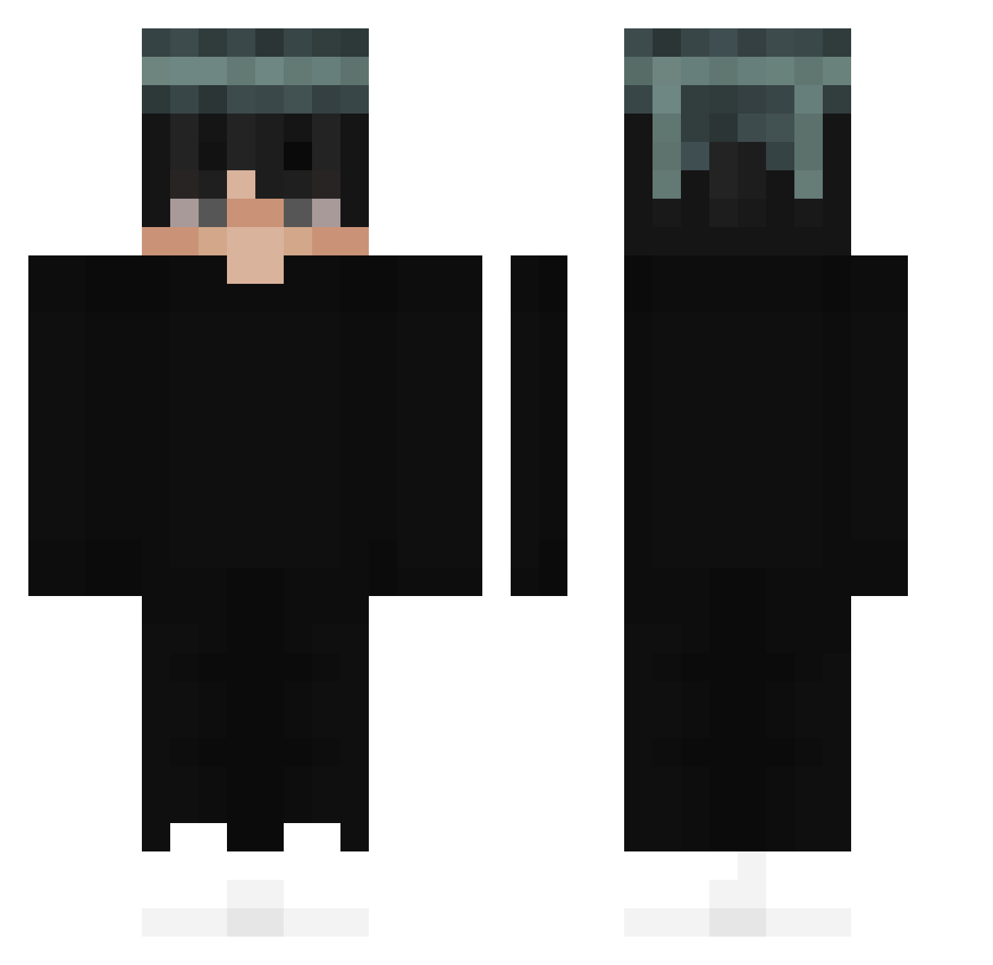 Weron_ Minecraft skin, front and back view